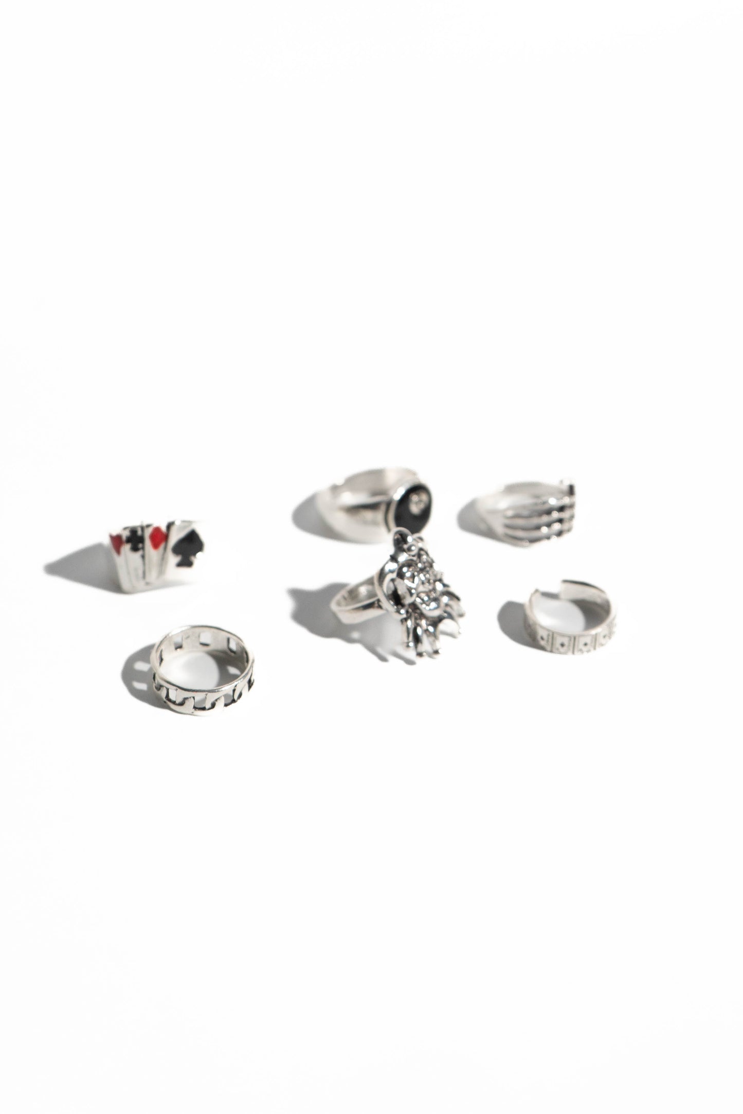 Adjustable 6pcs Y2K Ring Set – Unisex