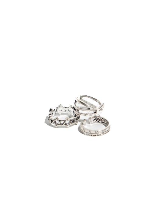Adjustable 3pcs Gothic Ring Set–Unisex